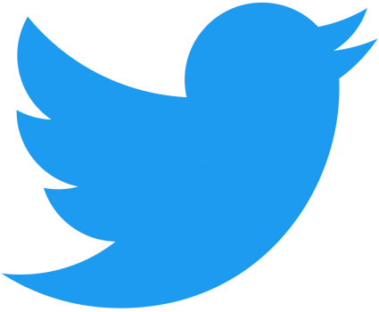 2021 Twitter logo - blue